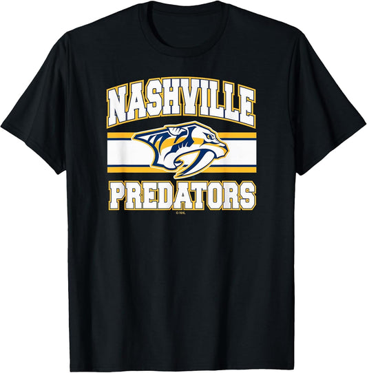 Nashville Predators Stripe Black Officially Licensed