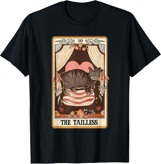 The Tailless Tarot Card Manx Cat Lover Manx Cat Mom Cat Dad