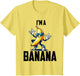 I'm A Banana Shirt Cute Funny Banana Costume Men Women Kids