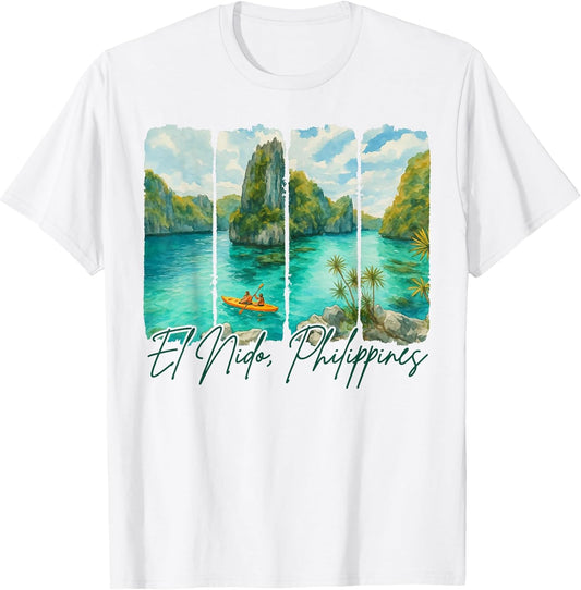 El Nido Philippines Travel Trip Brushstroke El Nido Souvenir