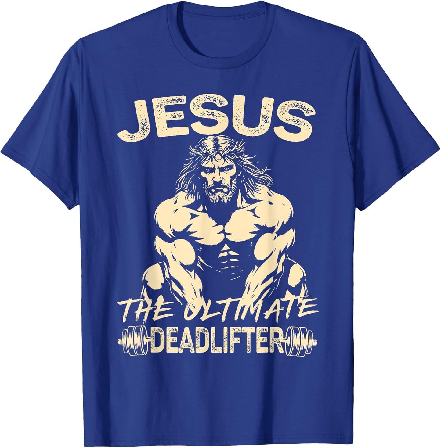 Jesus The Ultimate Deadlifter Christian Workout Gym Fitness