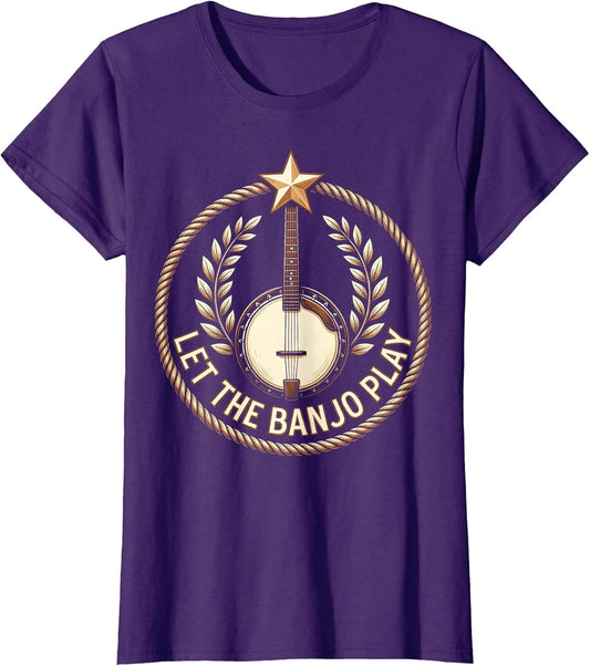 Let the Banjo Play Country Music Design