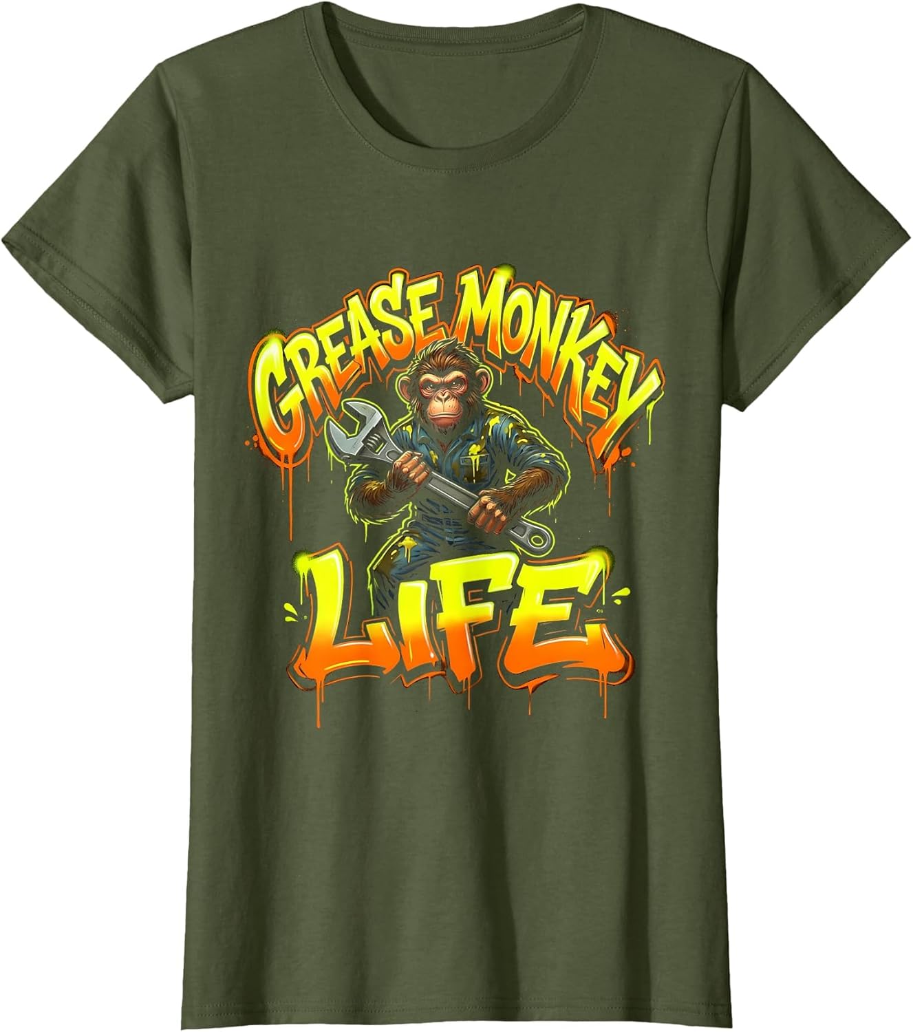 Grease Monkey Life Mechanic Culture Design
