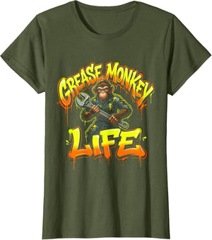 Grease Monkey Life Mechanic Culture Design