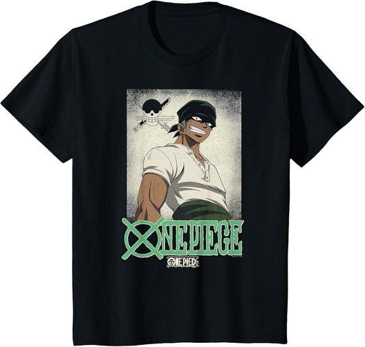One Piece Anime Vintage Illustration Roronoa Zoro