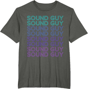Sound Guy Sound Engineer Retro Audio Engineer