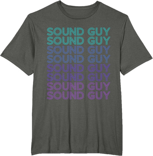 Sound Guy Sound Engineer Retro Audio Engineer