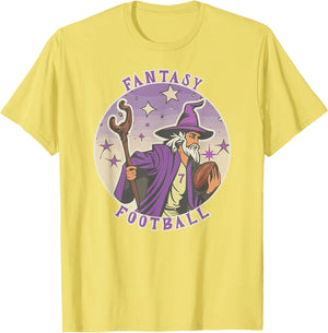 Funny Wizard Fantasy Football Player Literal Dad Joke Pun