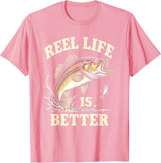 Reel Life Is Better Fishing Graphic Design