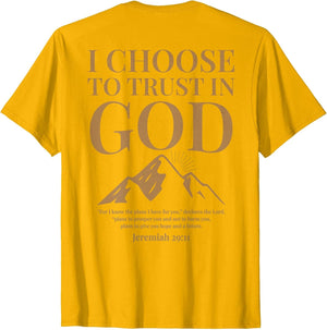 (ON Back) Trust in God Jeremiah 29 11 Christian Bible Verse