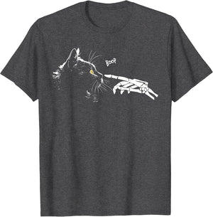 Cat Skeleton Hand Boop Halloween Cute Black Cats Pet Kitty