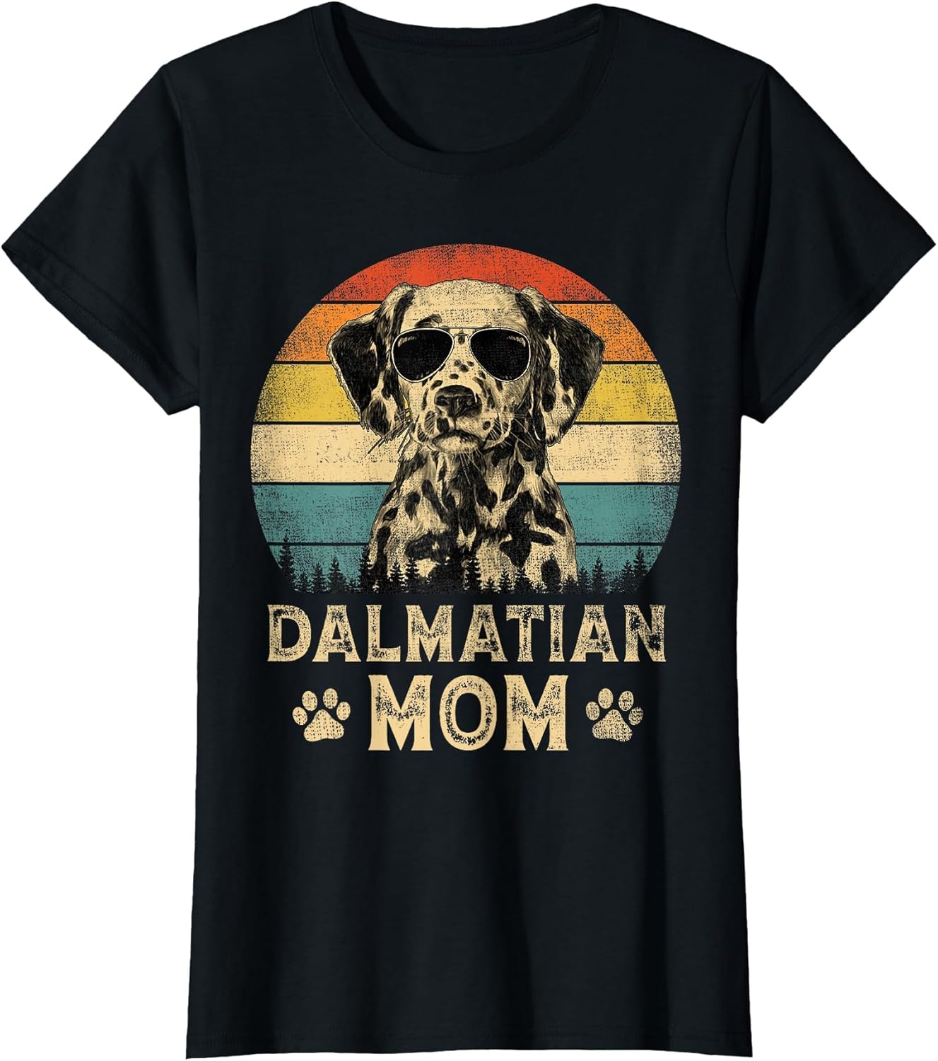 Vintage Dalmatian Mom Dog Lovers Mother's Day