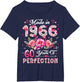 60 Year Old Made in 1966 Floral 60th Birthday Women