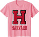 Harvard University Red H Varsity Logo Kids