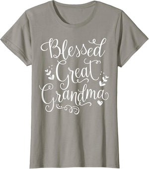 Cute Blessed Great Grandma Shirt - Grandmother