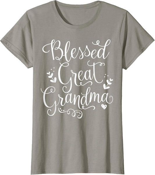 Cute Blessed Great Grandma Shirt - Grandmother