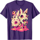 Psychedelic Creepy Horror Bunny Rabbit Goth Horror Weirdcore