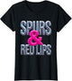 Spurs and Red Lips Women Western Design