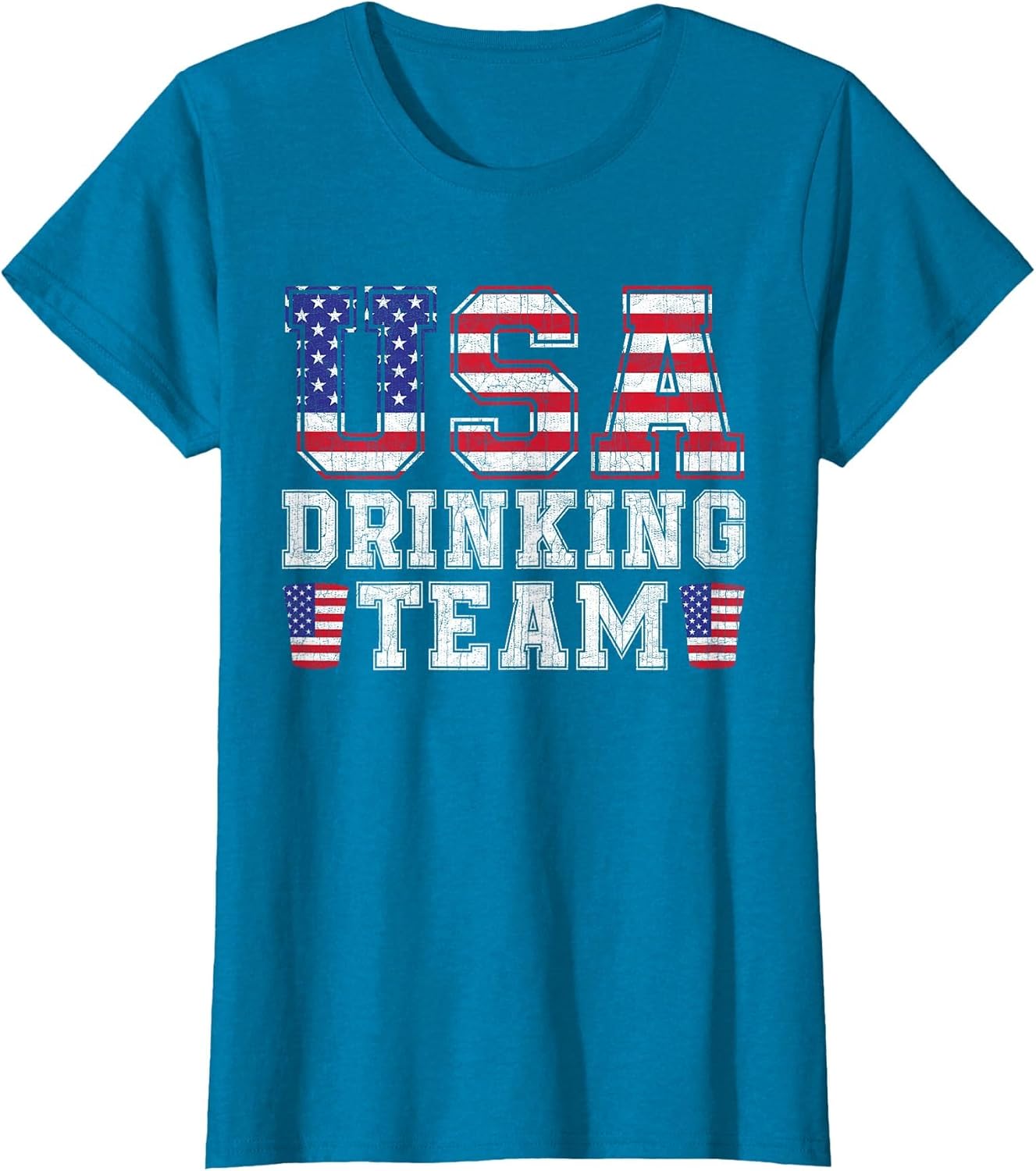 USA Drinking Team Funny Drinking Beer Lover 4th of July