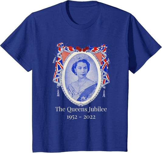 The Queen's Jubilee 1952 2022 Vintage Elizabeth II Artwork