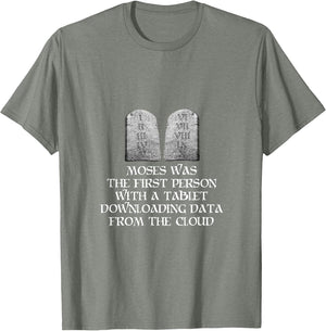 If You Think About It Moses was The First Person with Tablet