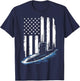 Submarine USA Flag Veteran 4th of July