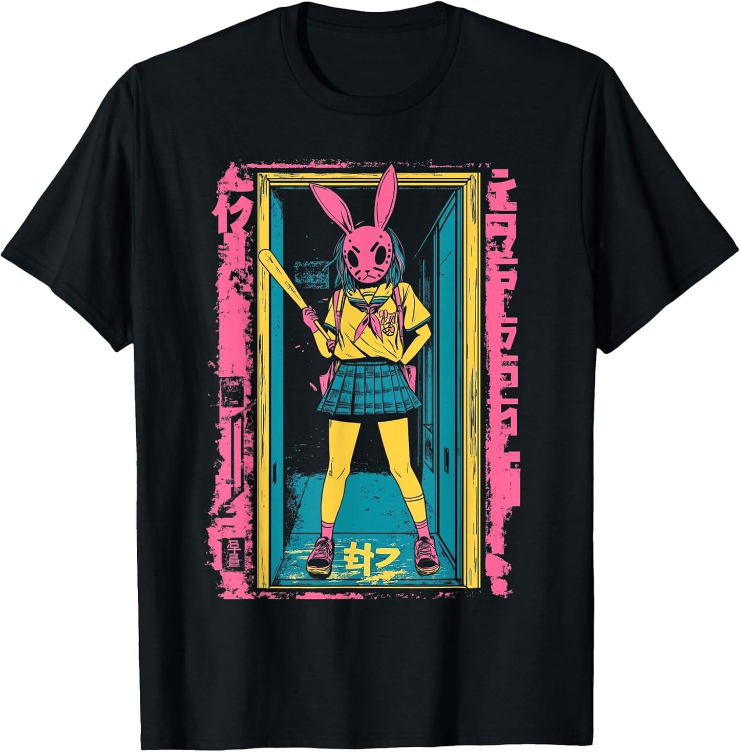 Creepy Girl Bunny Grunge Slasher Pastel Goth Anime Horror