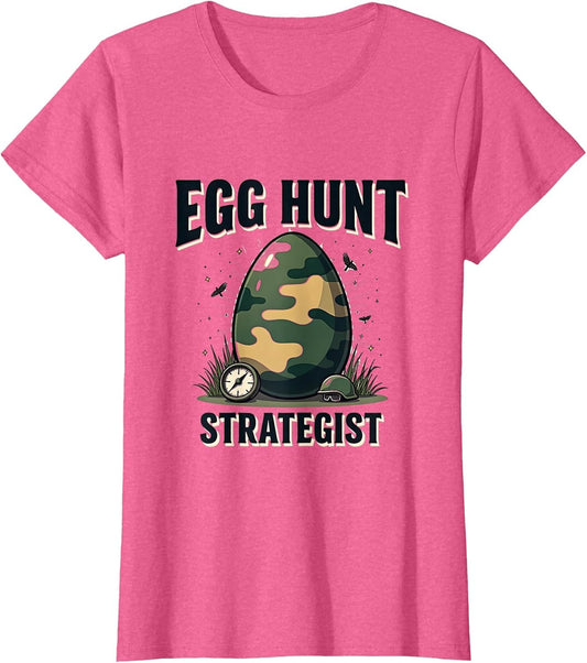 Egg Hunt Strategist Funny Easter Design