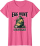 Egg Hunt Strategist Funny Easter Design