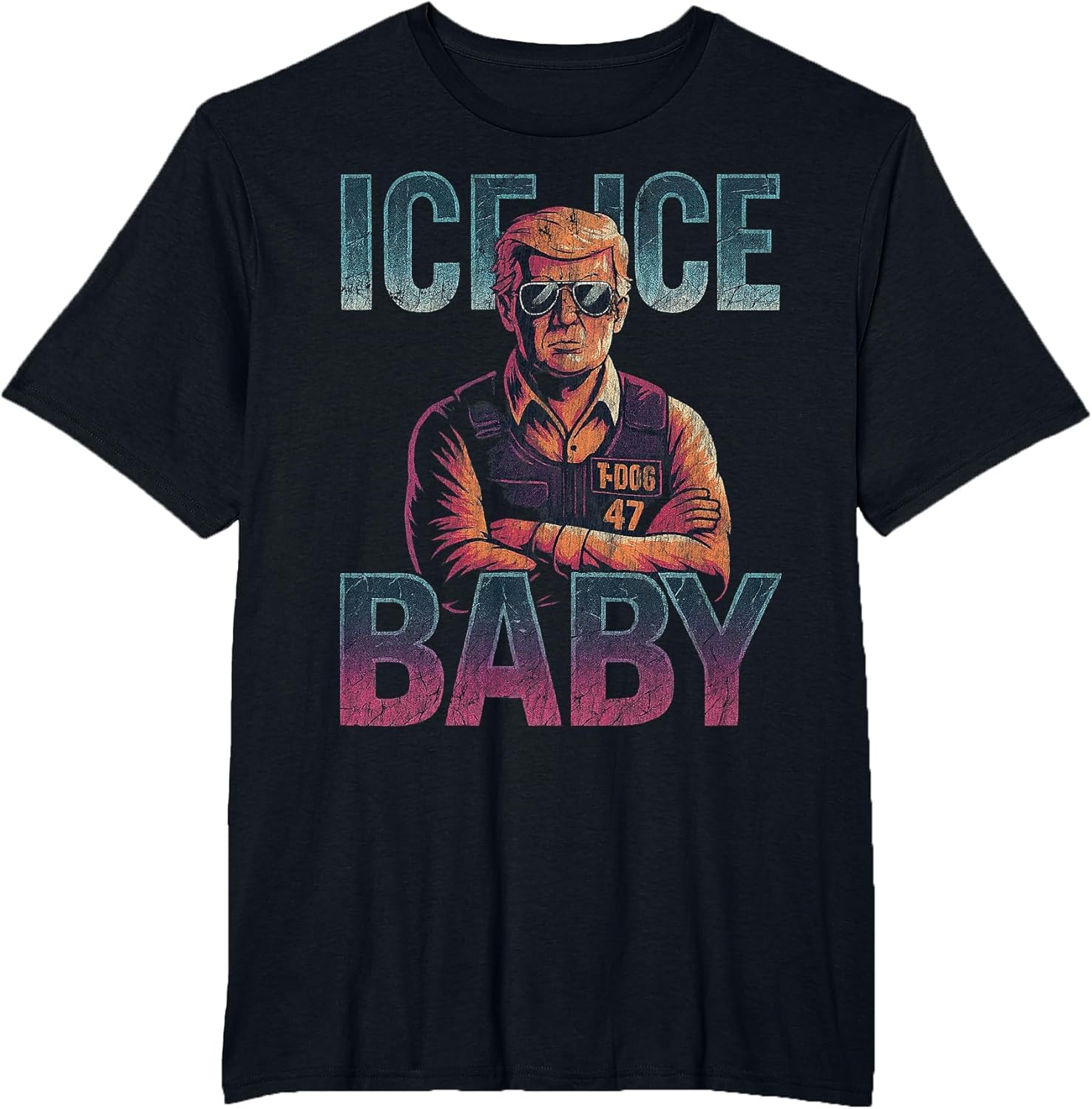Ice Ice Baby Retro Funny Trump