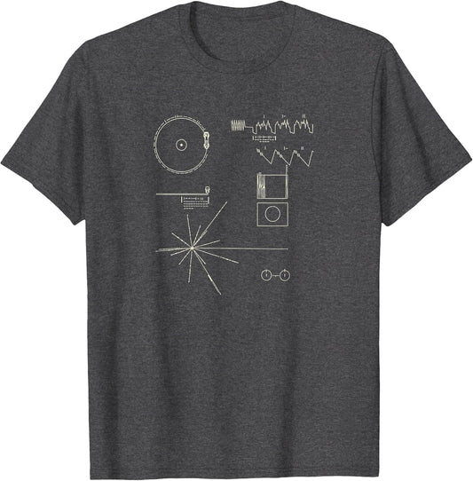 Voyager Golden Record NASA T Shirt