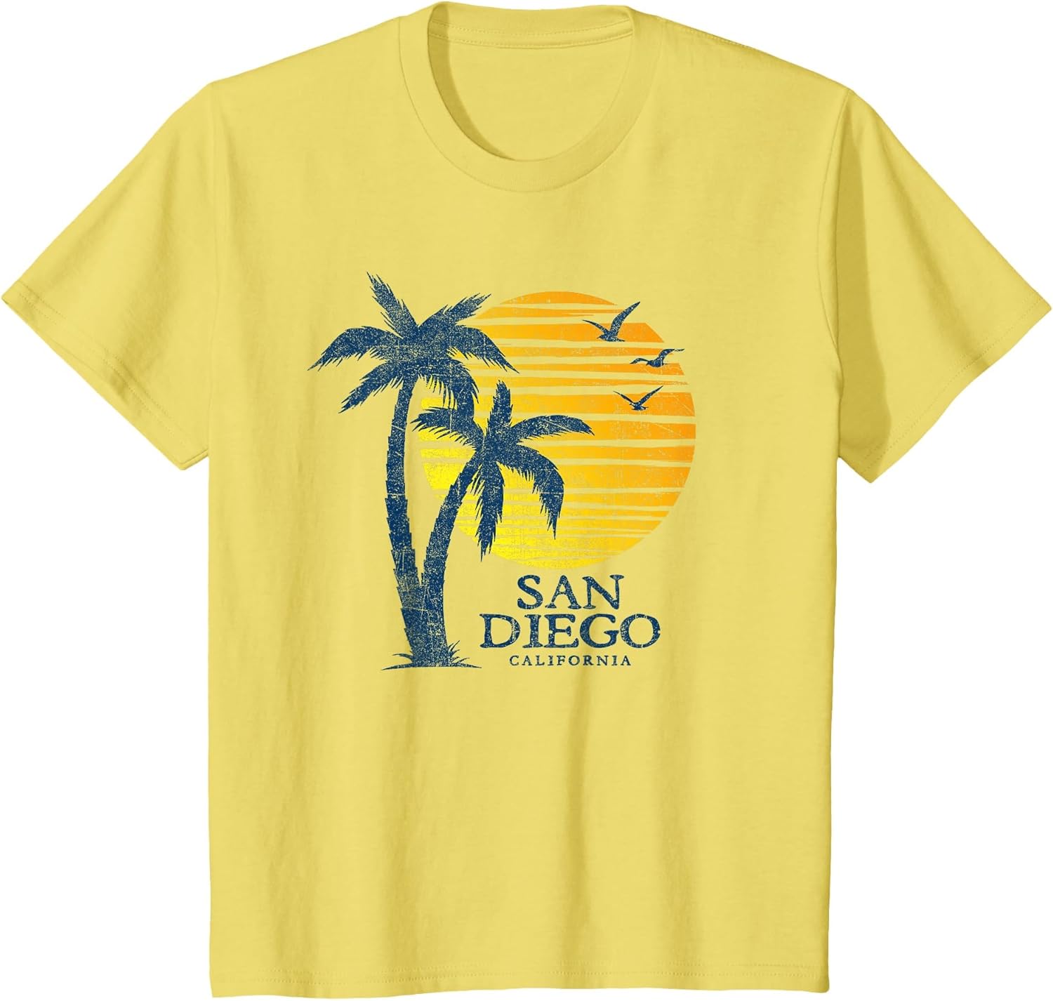 Vintage San Diego California Souvenir Beach Sunset