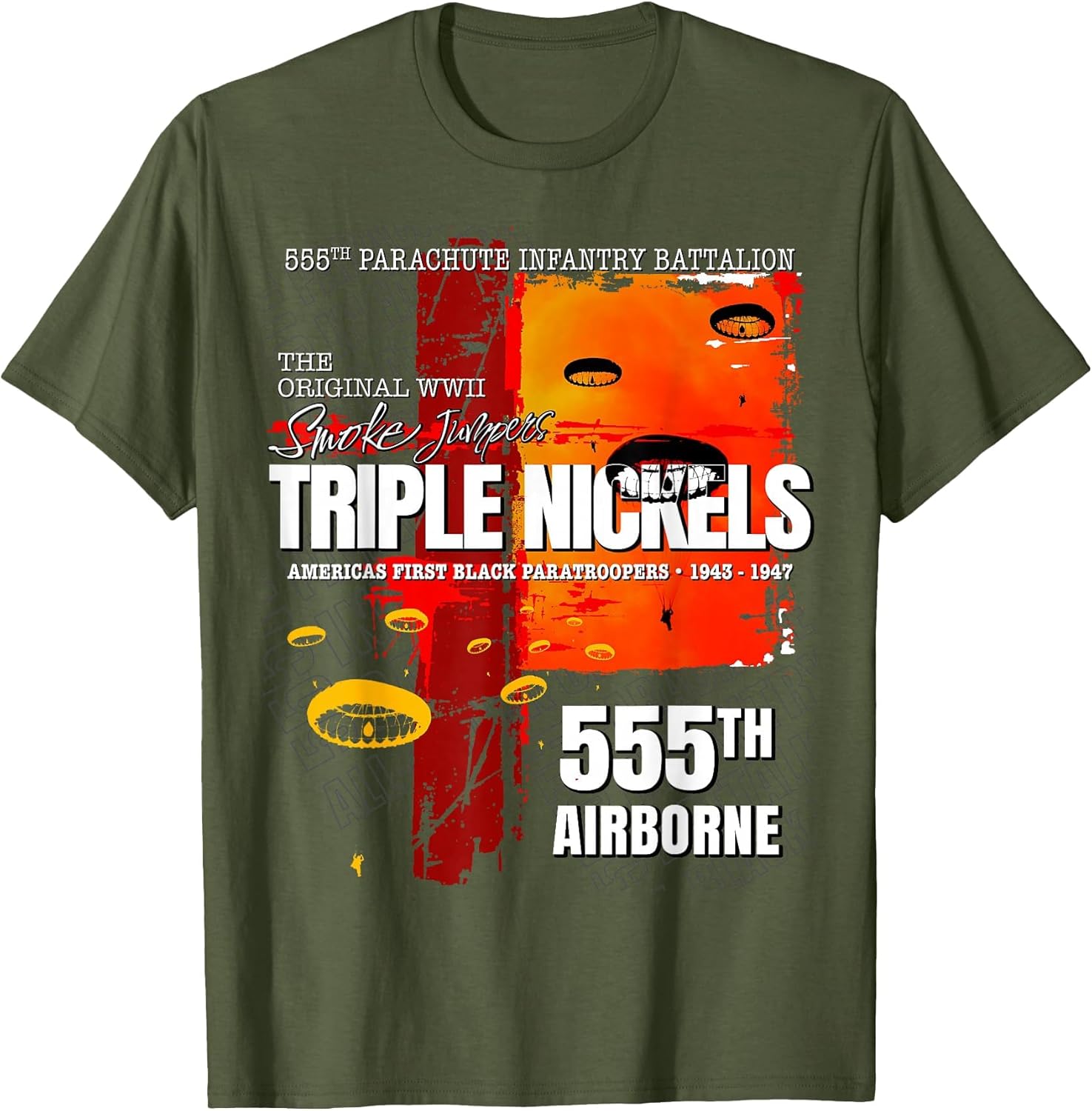 Triple Nickels 555th Parachute Battalion Smokejumpers