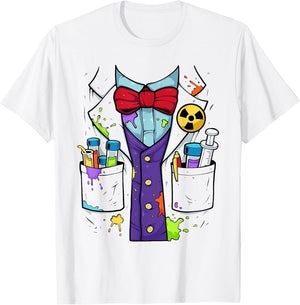 Easy Mad Scientist Halloween Costume Shirt Lazy Halloween