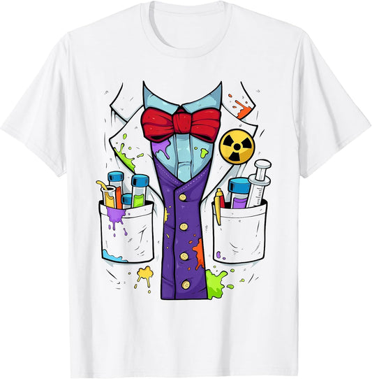 Easy Mad Scientist Halloween Costume Shirt Lazy Halloween