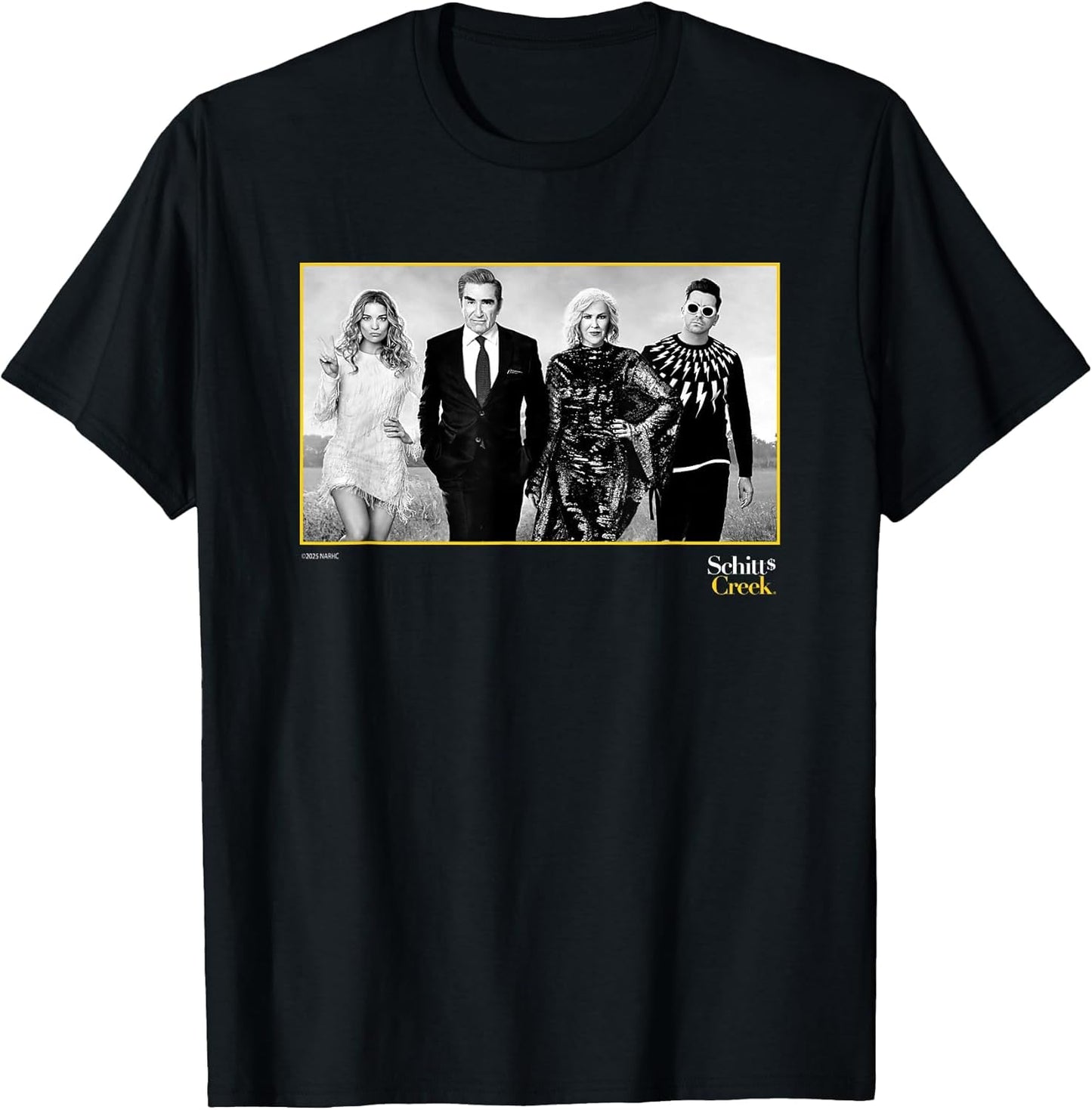 Schitt's Creek Cast Portrait with Alexis Johnny Moira David