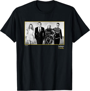 Schitt's Creek Cast Portrait with Alexis Johnny Moira David