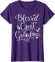 Cute Blessed Great Grandma Shirt - Grandmother