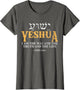 Yeshua Hebrew Name Jesus The Way Truth Life Christian Bible