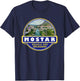 Mostar Bosnia and Herzegovina Retro Emblem Vintage