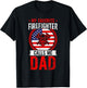 My Favorite Firefighter Calls Me Dad American Flag for Dad