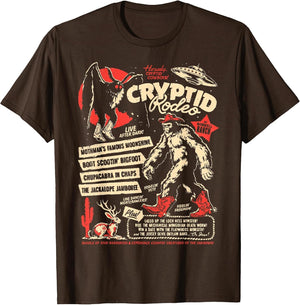 Cryptid Rodeo Mothman Chupacabra Jackalope Cowboy Halloween