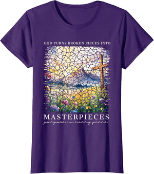 God Turns Broken Pieces Into Masterpieces Christian Faith