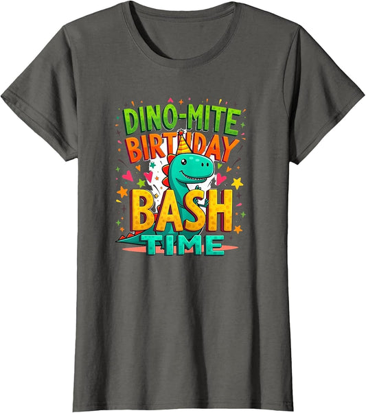 Dino-mite Birthday Bash Time Dinosaur Design