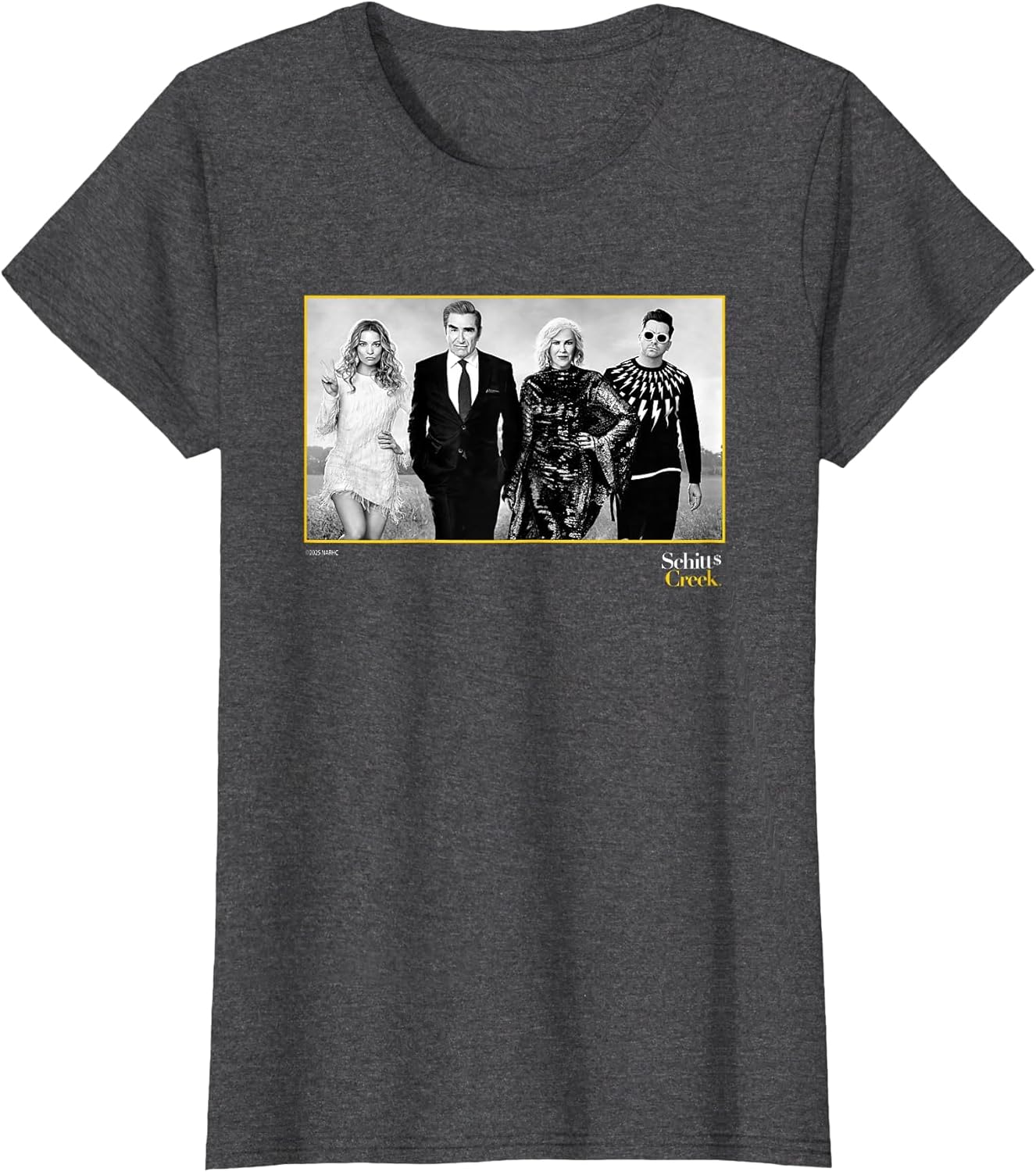 Schitt's Creek Cast Portrait with Alexis Johnny Moira David