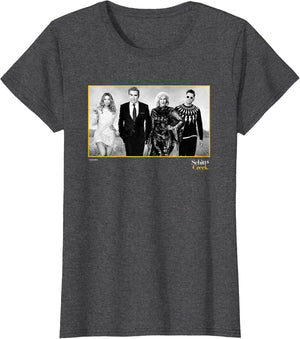 Schitt's Creek Cast Portrait with Alexis Johnny Moira David