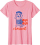 Oui Oui Croissant Dog in Beret Funny French Food Lover Fun