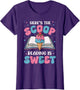 Cute Elementary Librarian Reading is Sweet