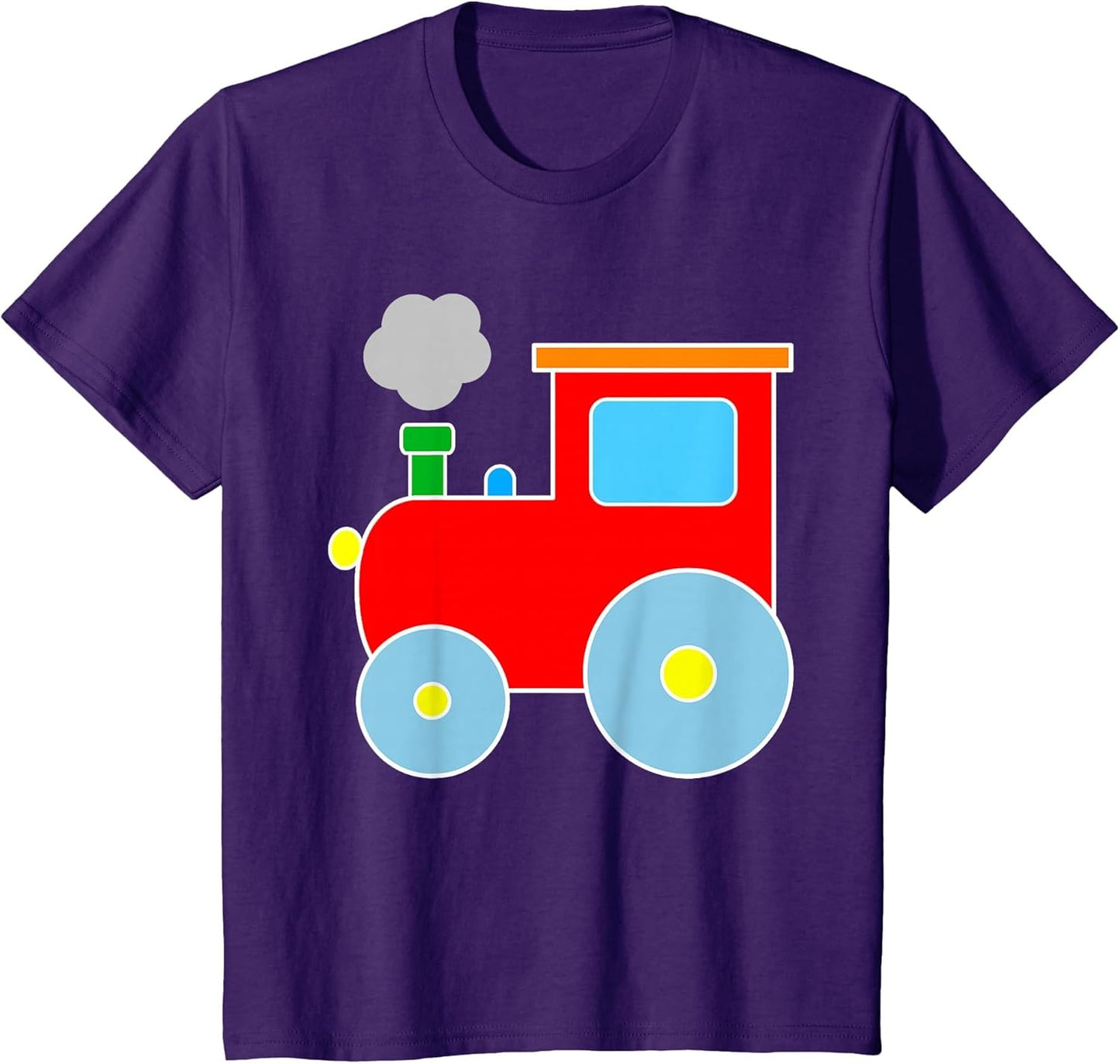 Kids Steam Locomotive Engine Shirt Train Toddler Boys