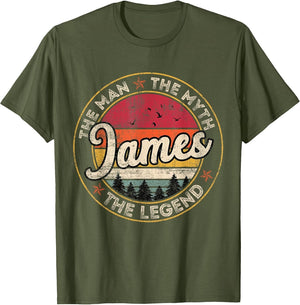 James The Man The Myth The Legend Personalized Name